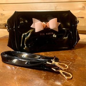 Ted Baker, patent leather clutch/purse, medium size
